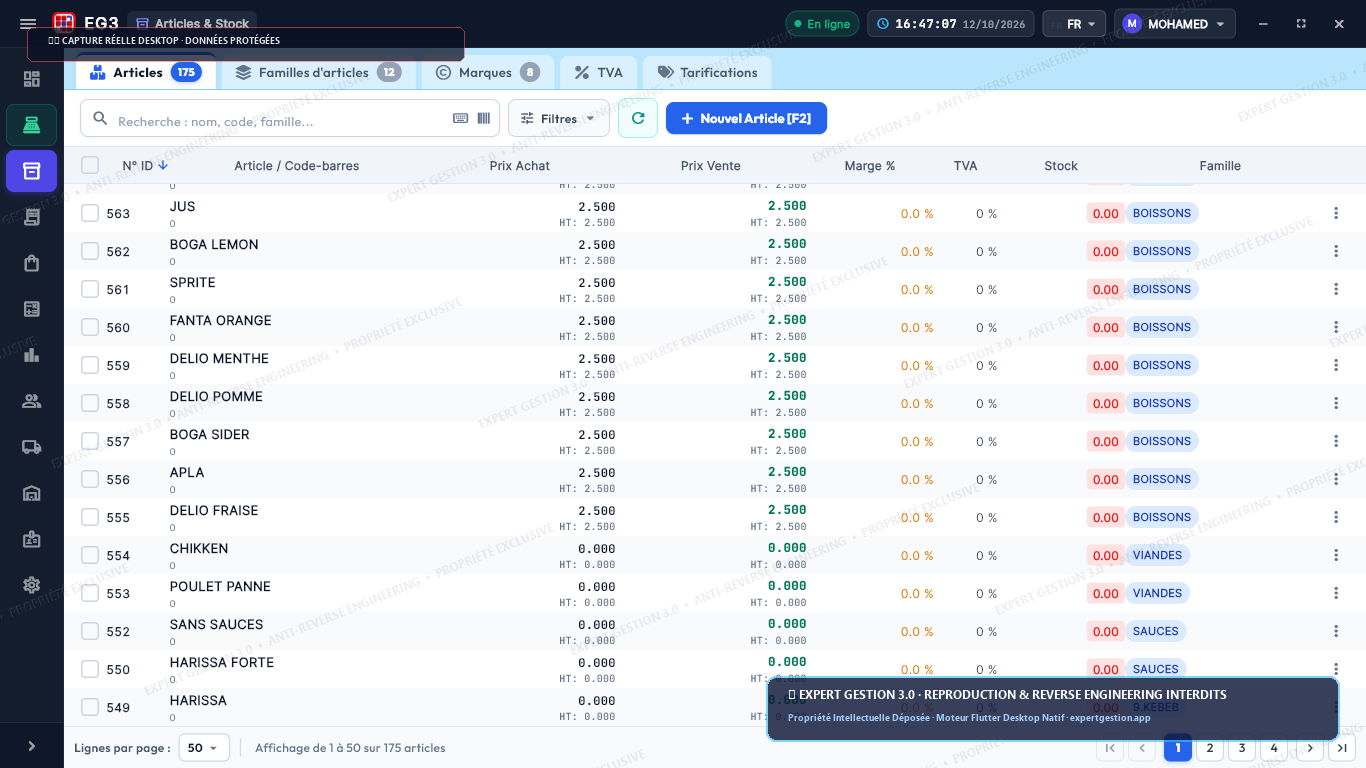 Catalogue articles et gestion des stocks Expert Gestion 3.0